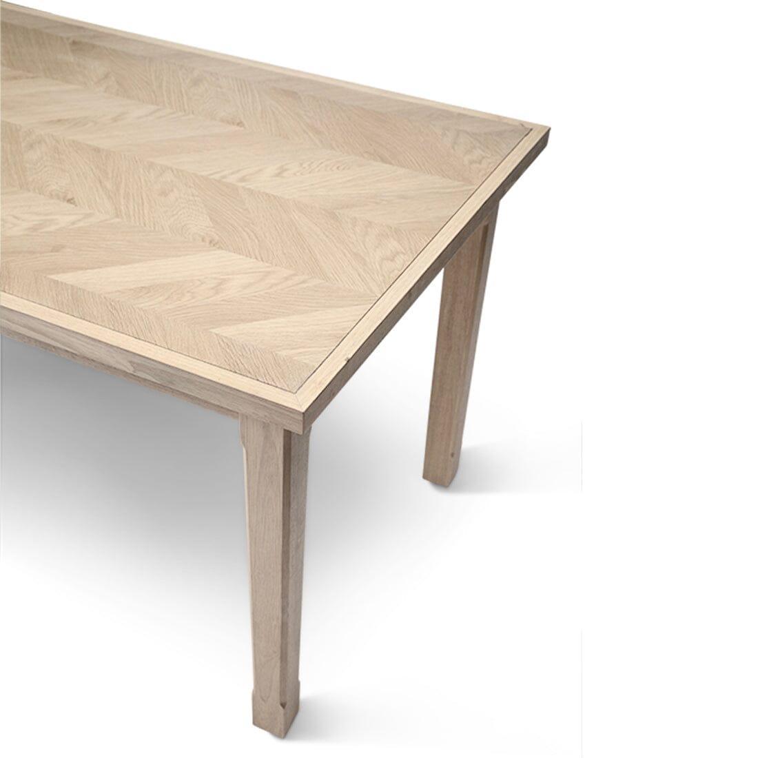 OUTLET - Ella Parquet Wooden Dining Table