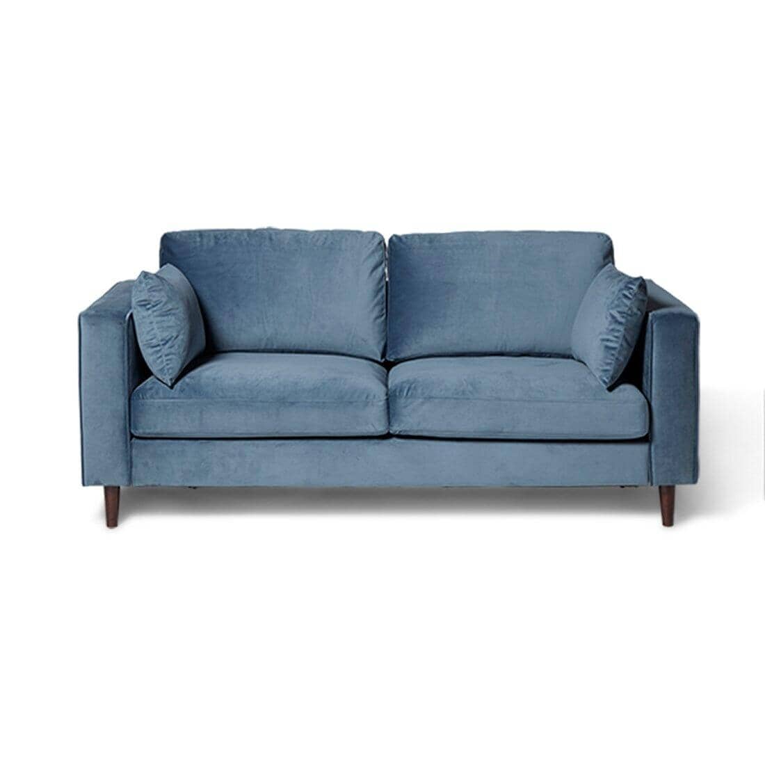 Outlet - Emily 3 Seater Sofa - Blue Velvet