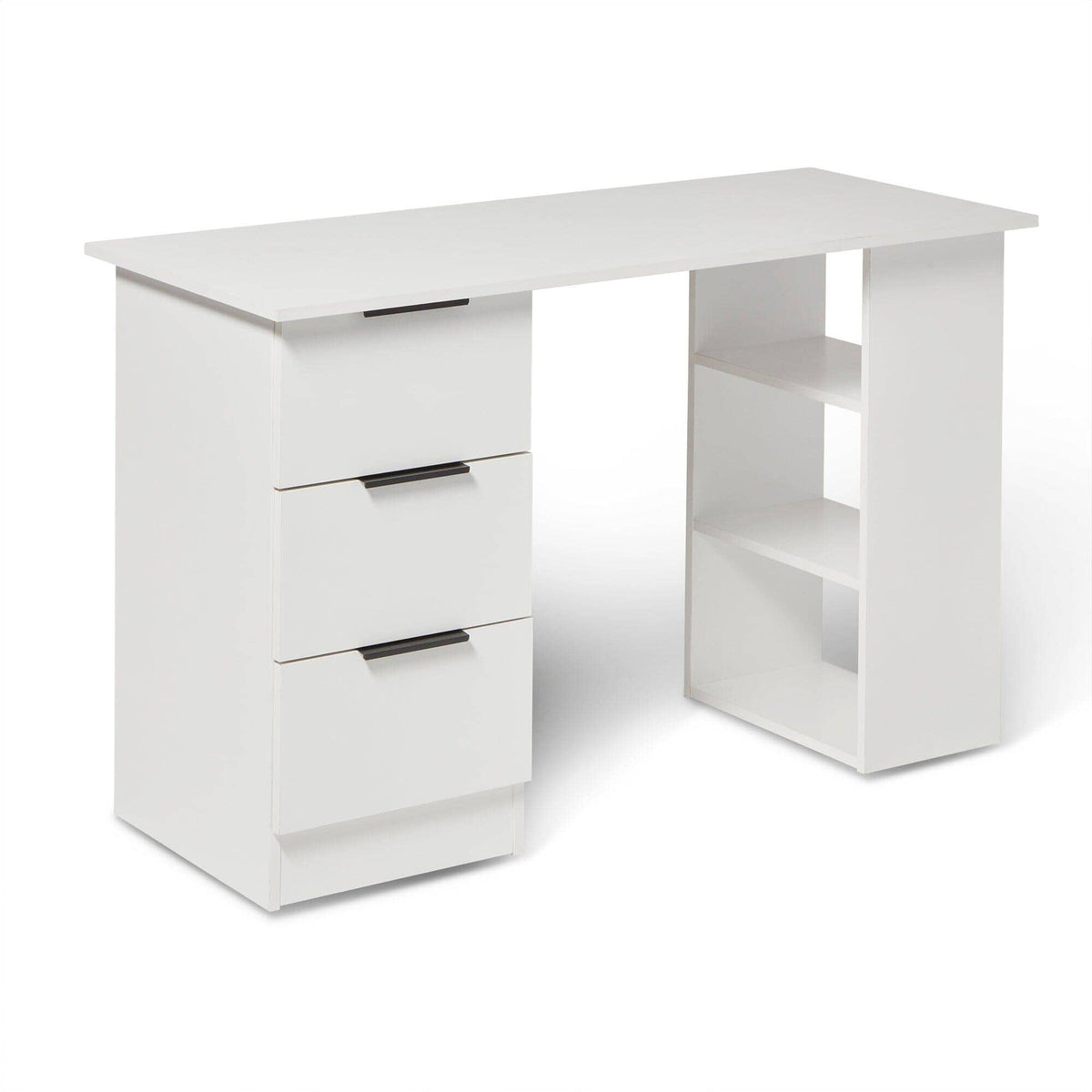 Outlet - Essie 3 Drawer Desk - White