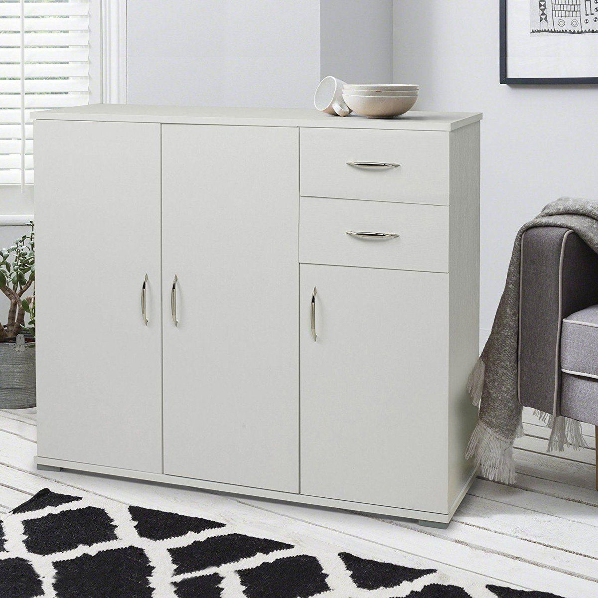 OUTLET - Essie - Storage Cabinet - Home Office - White