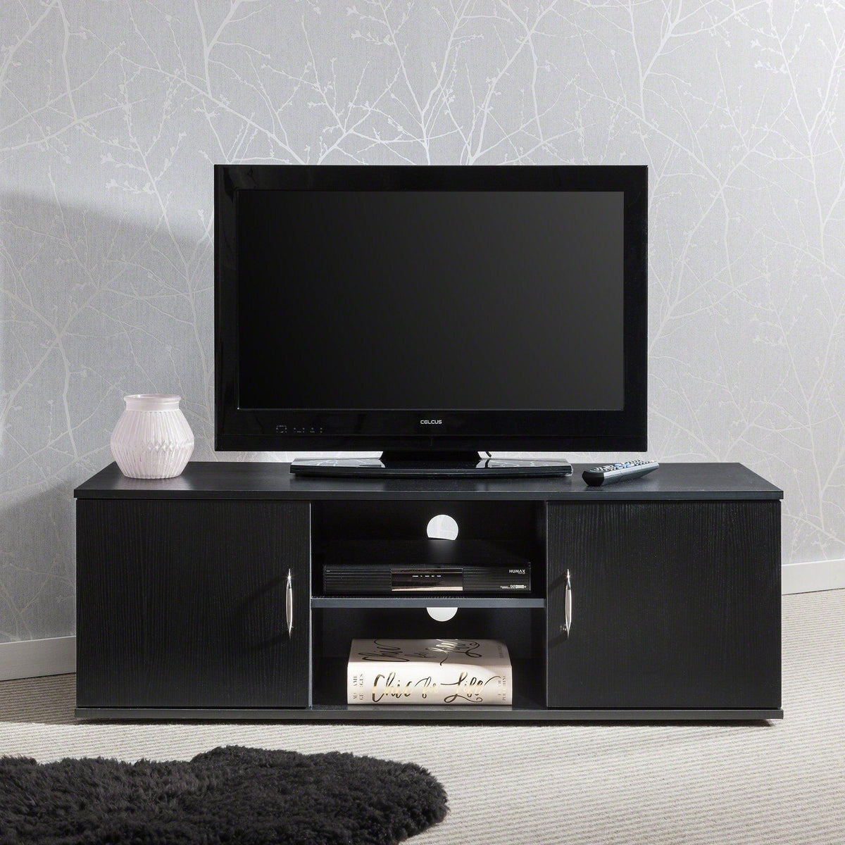 OUTLET - Essie TV Unit with Storage - Black