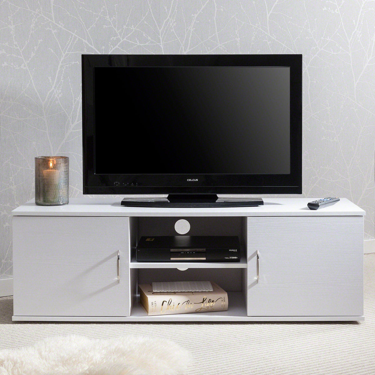 OUTLET - Essie White TV Unit