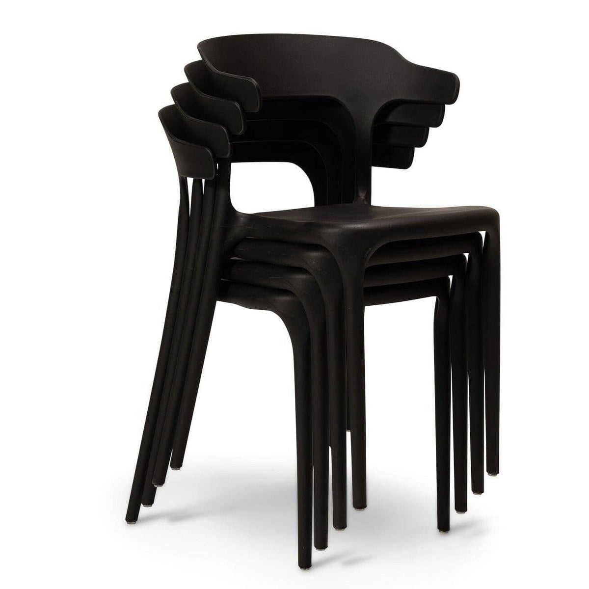 OUTLET - Finn Black Dining Chairs - Set of 4