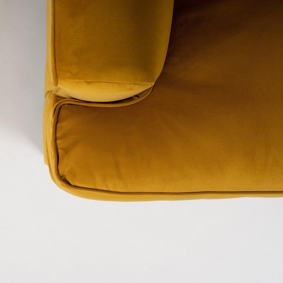 OUTLET - Frankie 3 Seater Medium Sofa - Turmeric Yellow