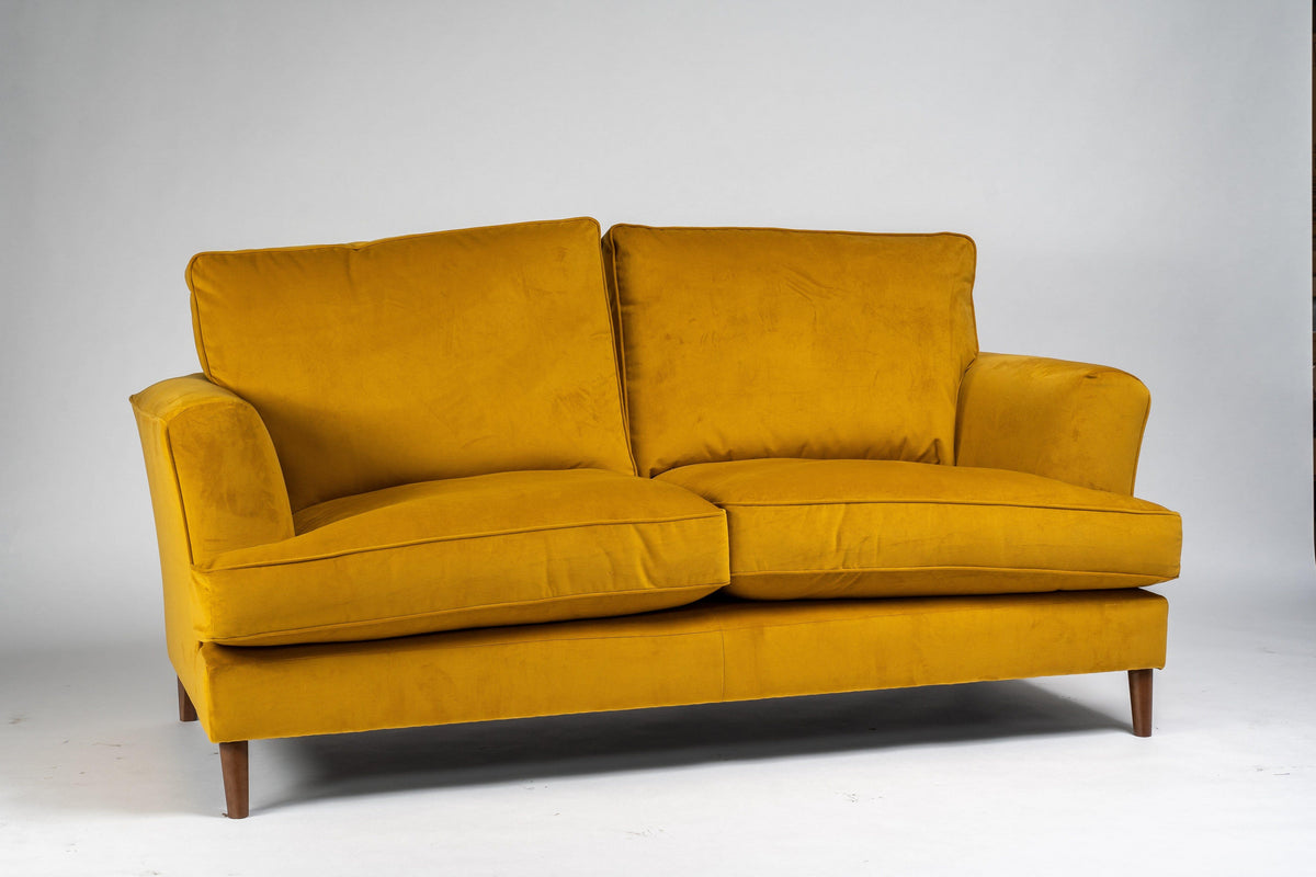 OUTLET - Frankie 3 Seater Medium Sofa - Turmeric Yellow