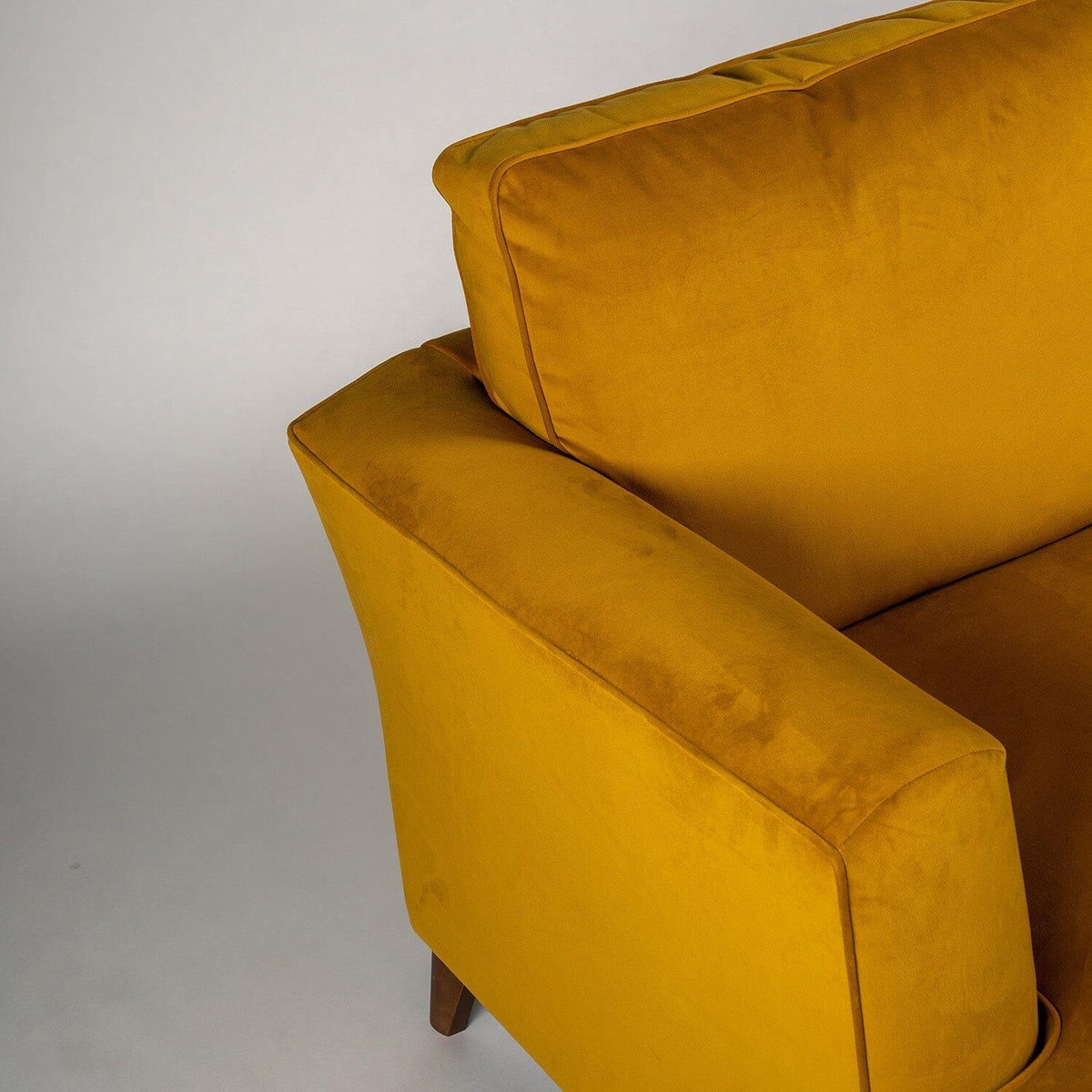 OUTLET - Frankie 3 Seater Medium Sofa - Turmeric Yellow