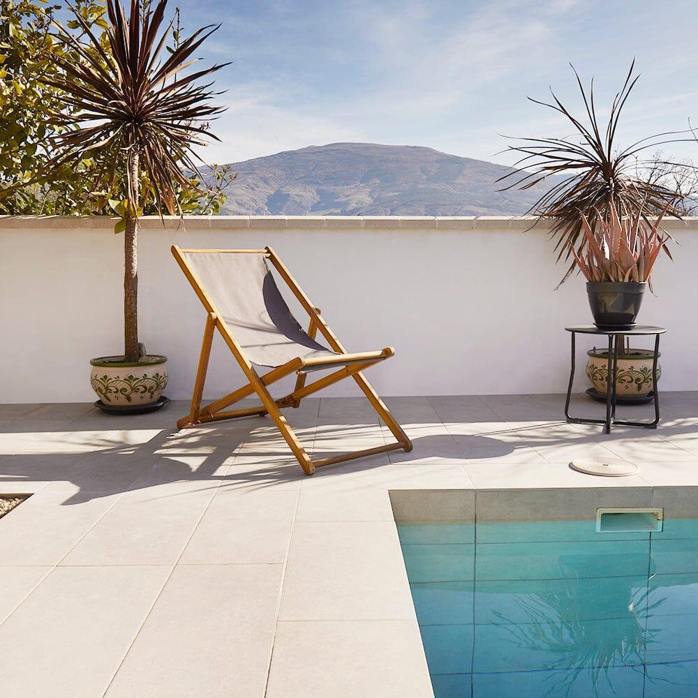OUTLET - Harbour Dark Grey Deck Chair