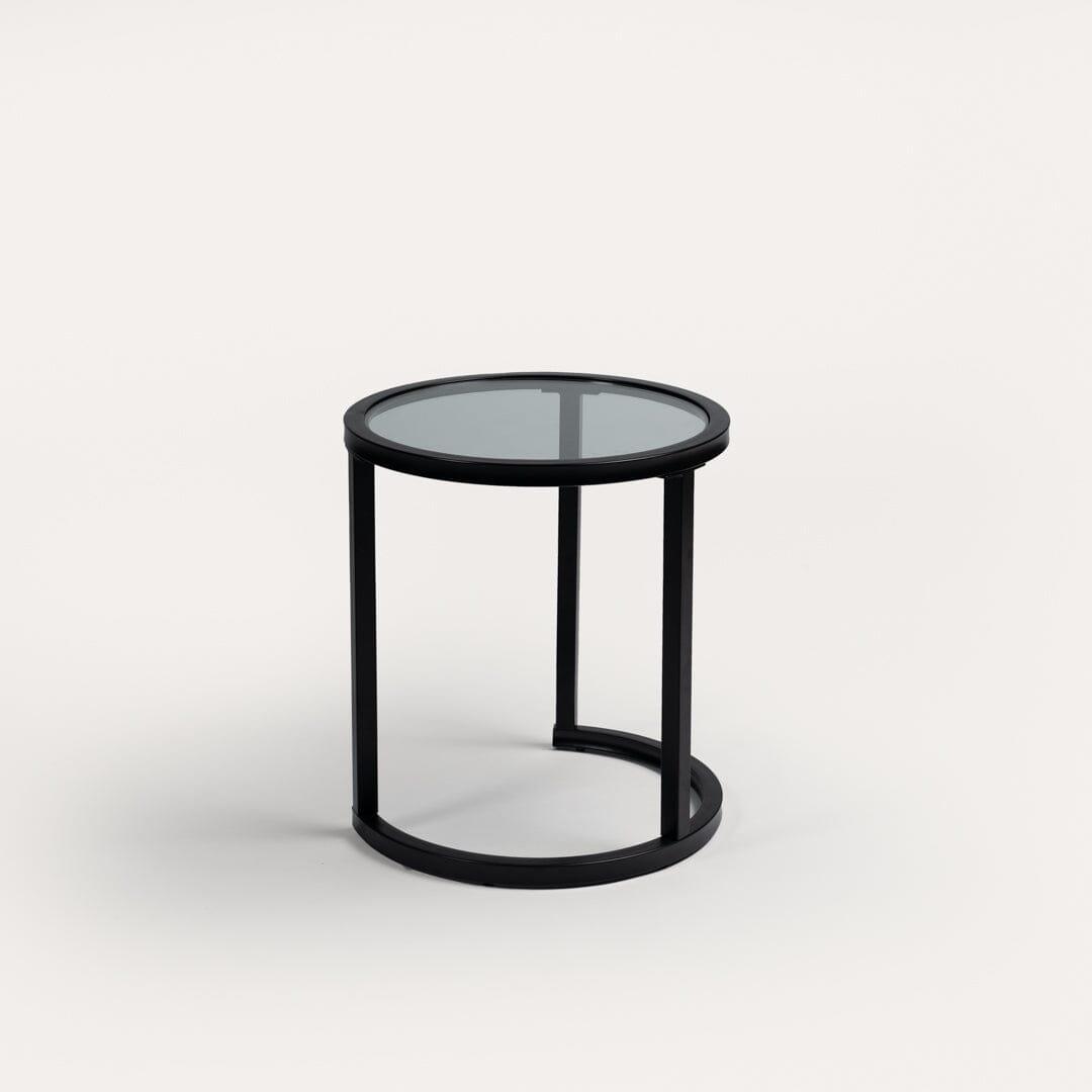 OUTLET - Harris Black Metal Round Side Table