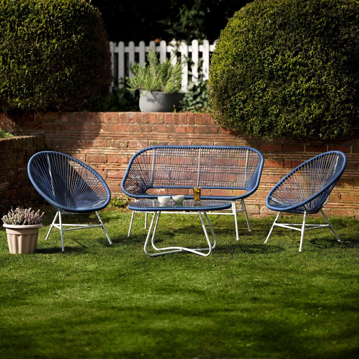 OUTLET - Hebe Garden Sofa Set - Navy