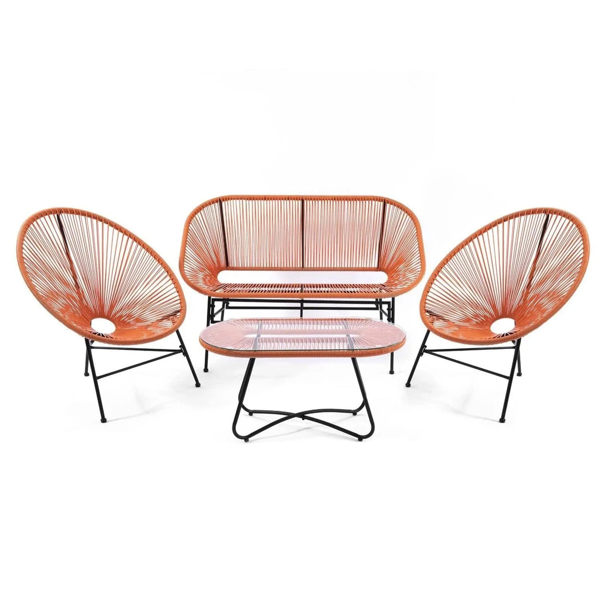 Outlet - Hebe Garden Sofa Set - Orange