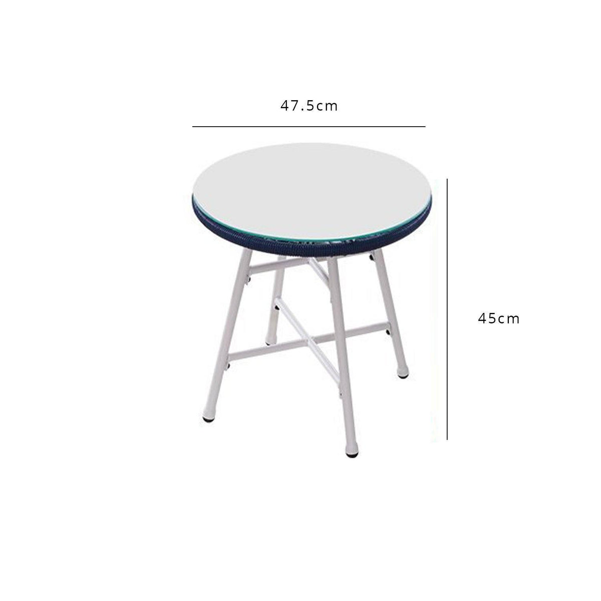 Outlet - Hebe String Bistro Set - Navy Blue