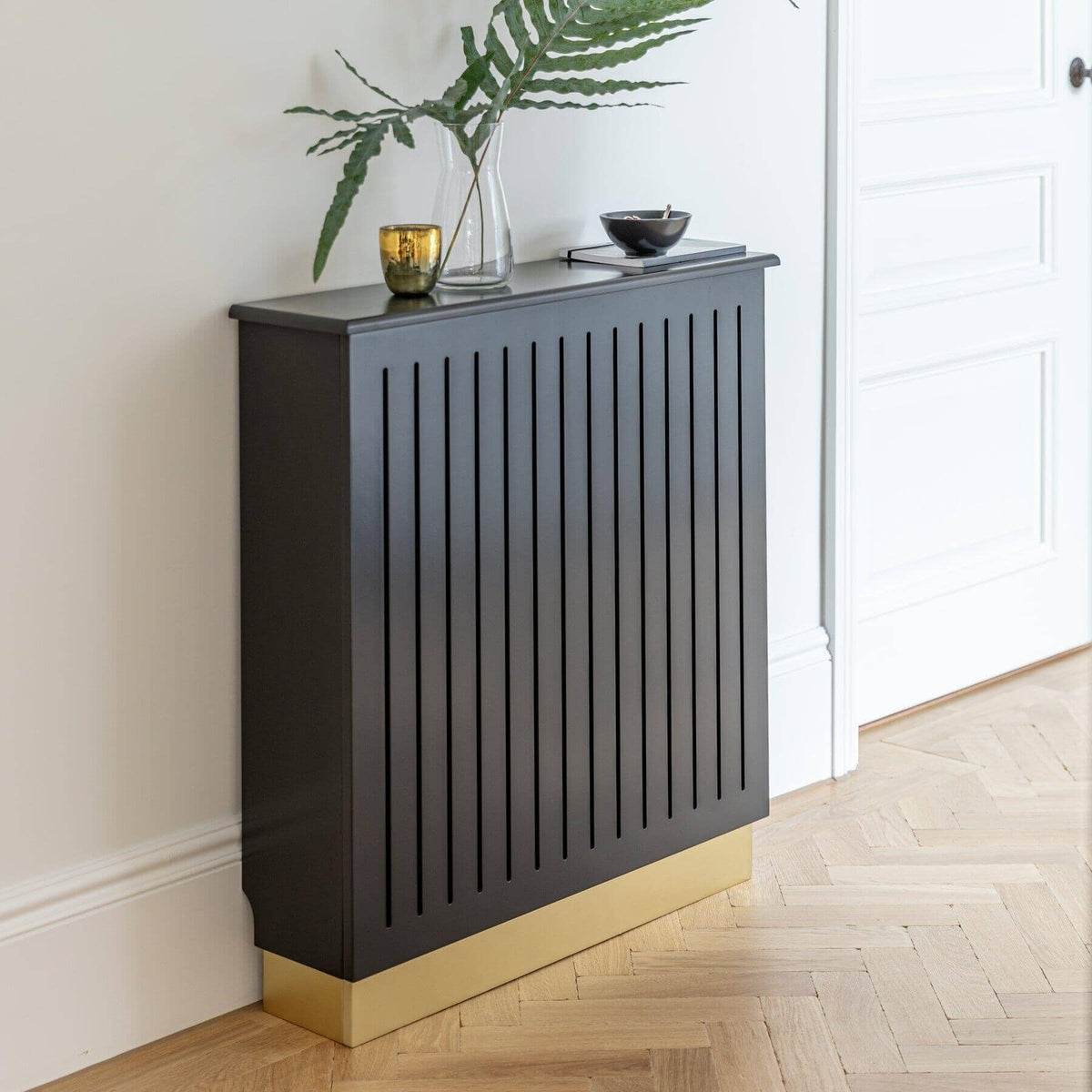 OUTLET - Iliana Small Radiator Cover in Charcoal Grey
