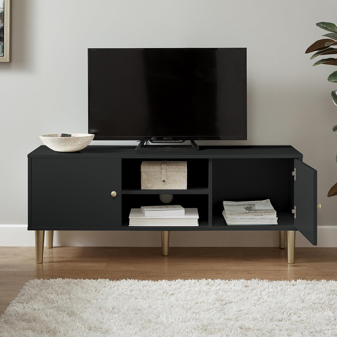 Outlet - Iliana TV Unit - Charcoal Grey