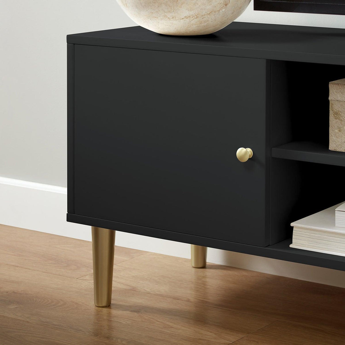 Outlet - Iliana TV Unit - Charcoal Grey