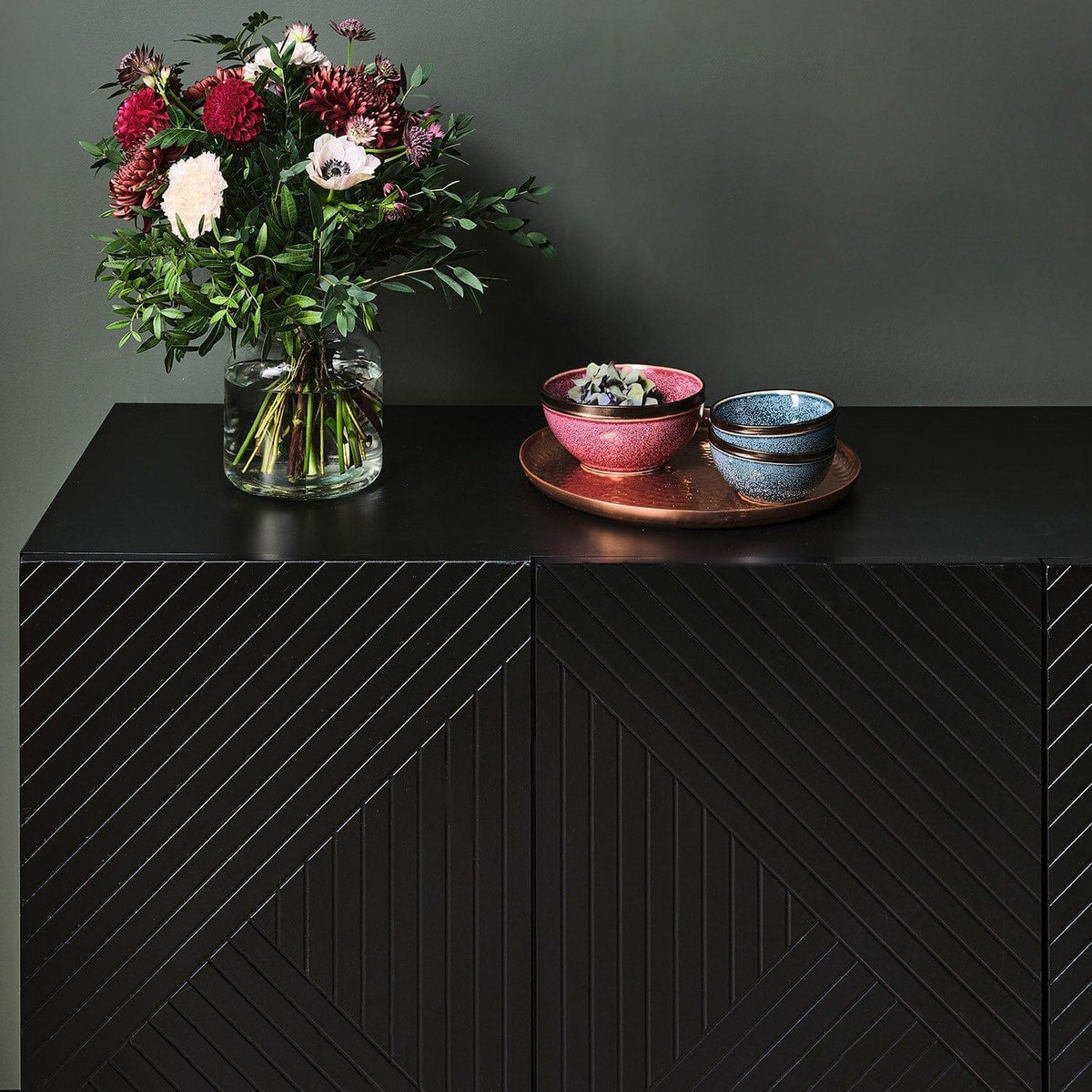 Outlet - Jack Sideboard - Geometric - Black