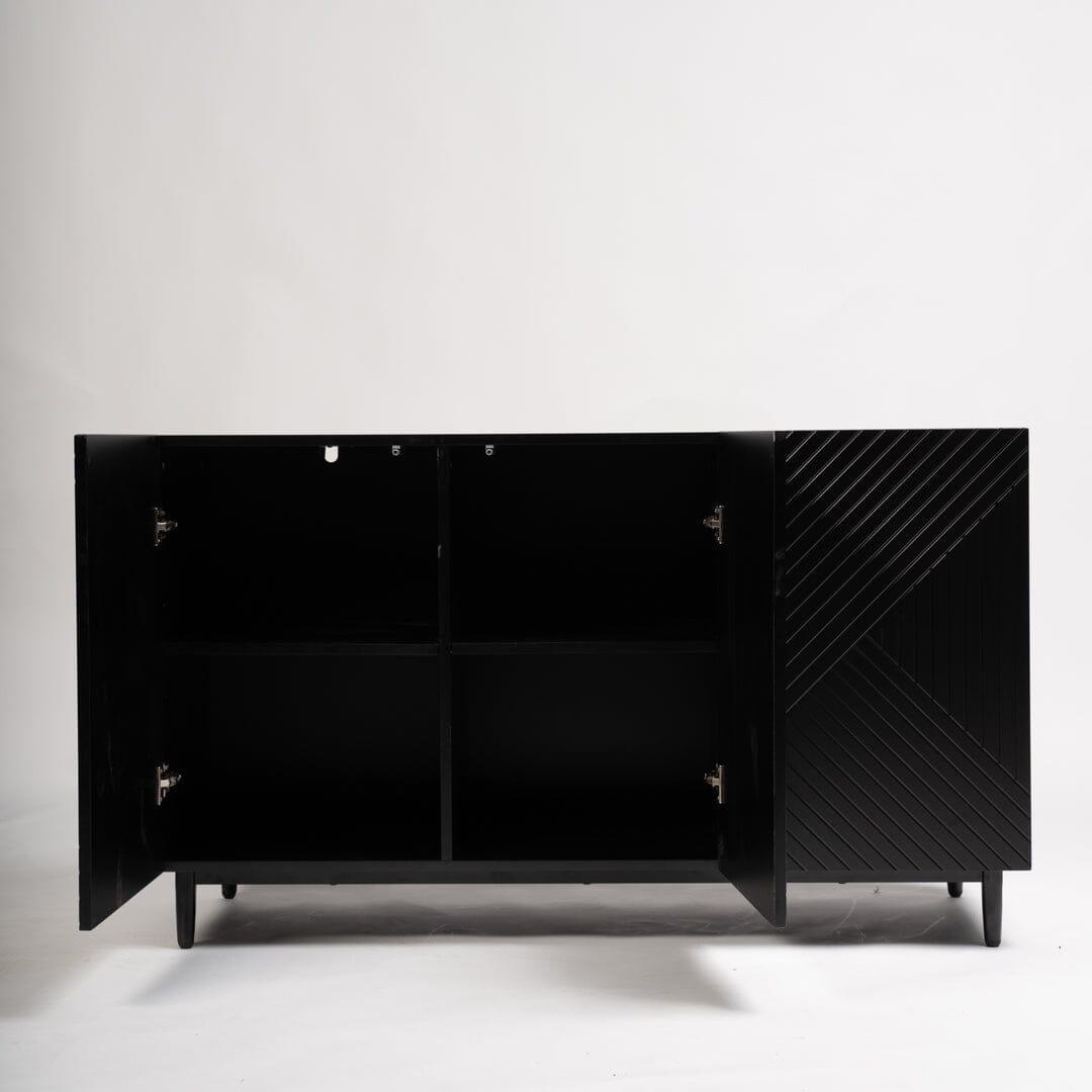 Outlet - Jack Sideboard - Geometric - Black