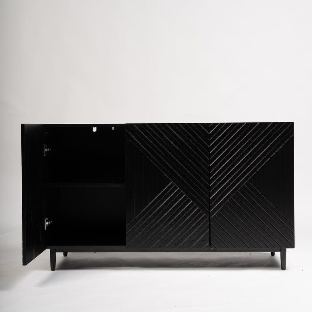 Outlet - Jack Sideboard - Geometric - Black