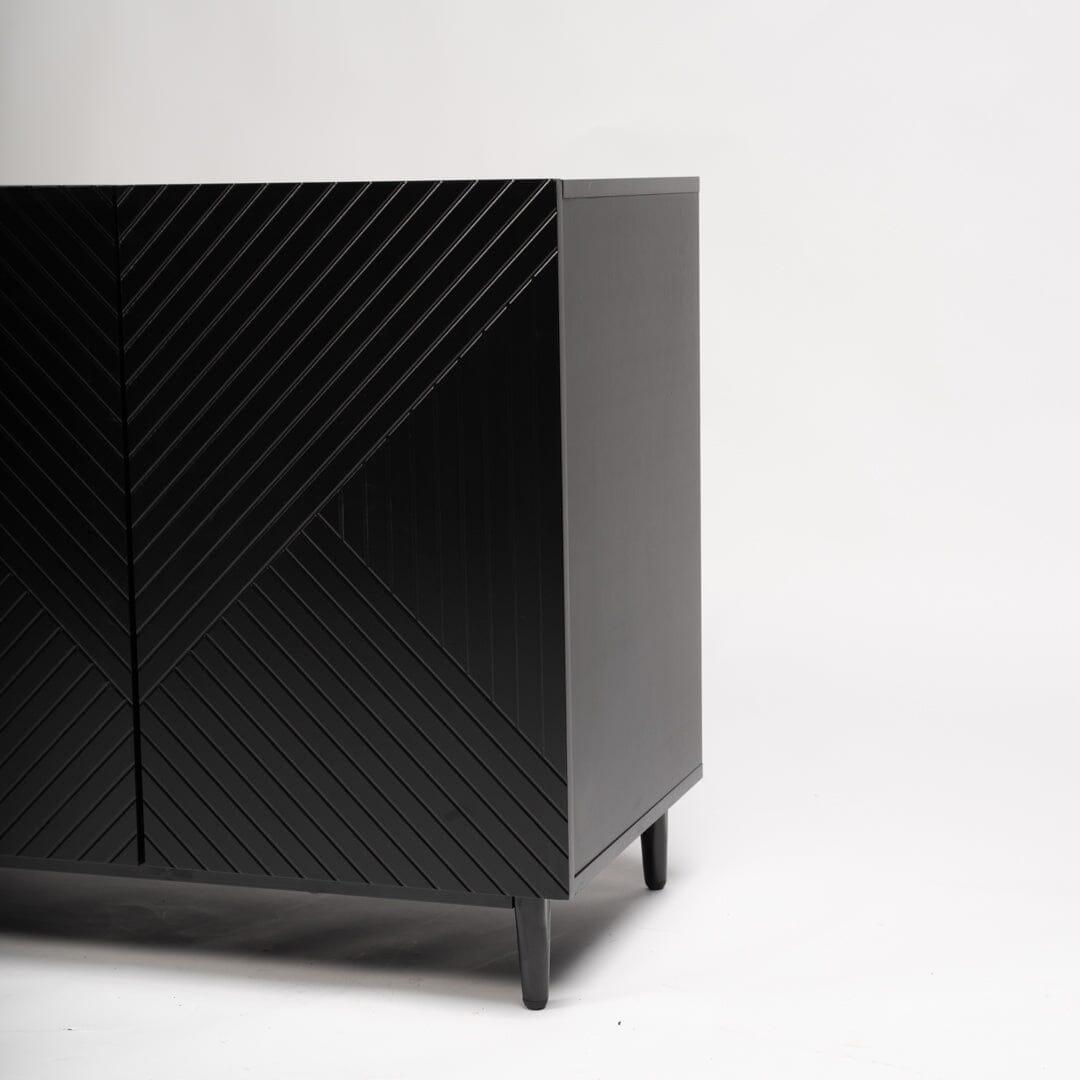 Outlet - Jack Sideboard - Geometric - Black