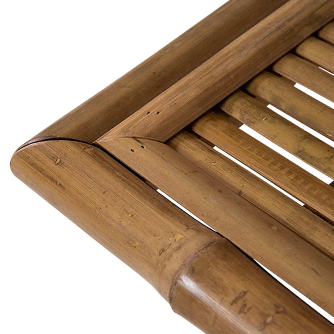 OUTLET - Lila Bamboo Square Garden Folding Table - 70cm