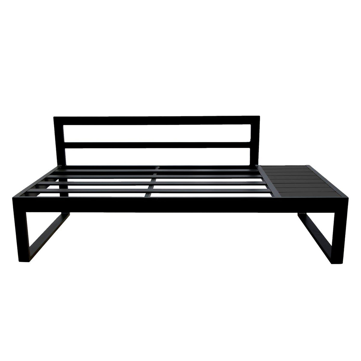 OUTLET - Maia Garden Corner Sofa - Black - Right Hand Assembly