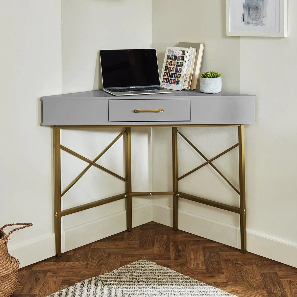 OUTLET - Marie Corner Desk - Grey