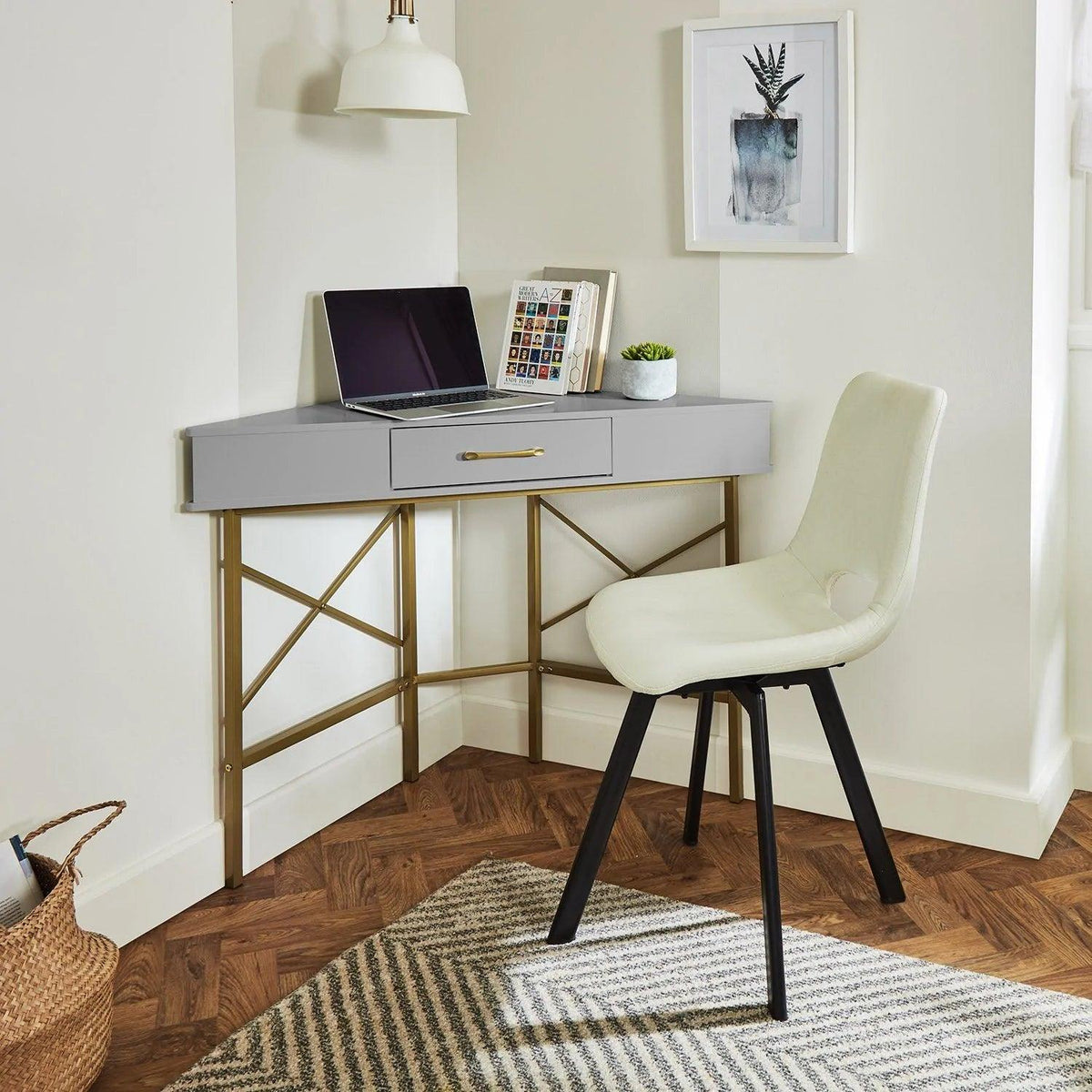 OUTLET - Marie Corner Desk - Grey
