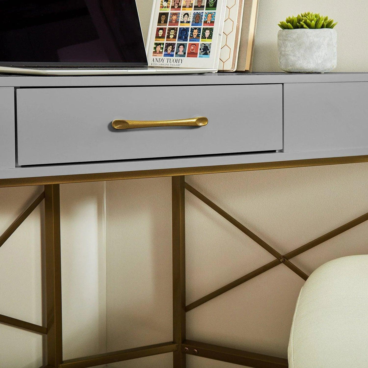 OUTLET - Marie Corner Desk - Grey