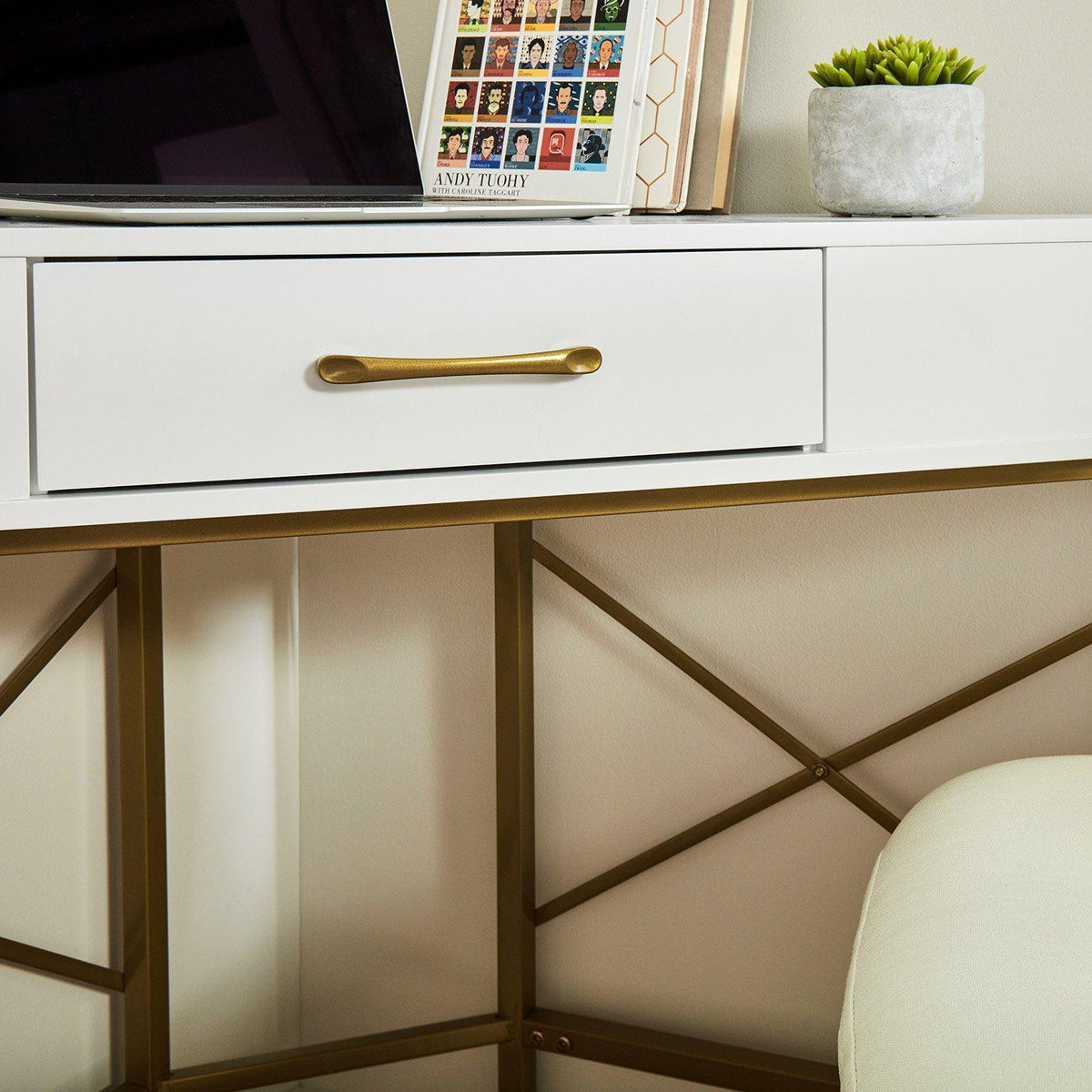 OUTLET - Marie Corner Desk - White