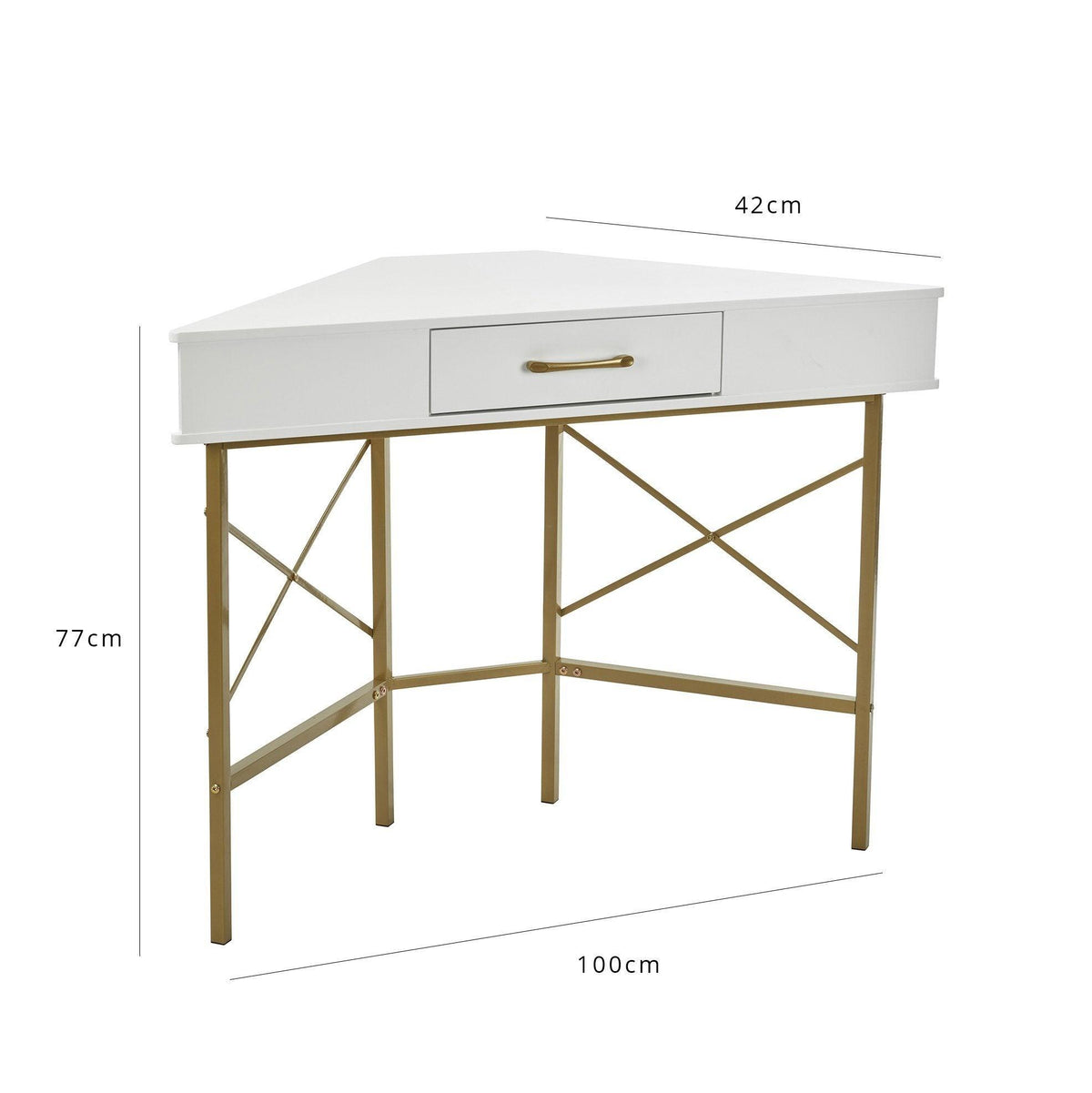OUTLET - Marie Corner Desk - White