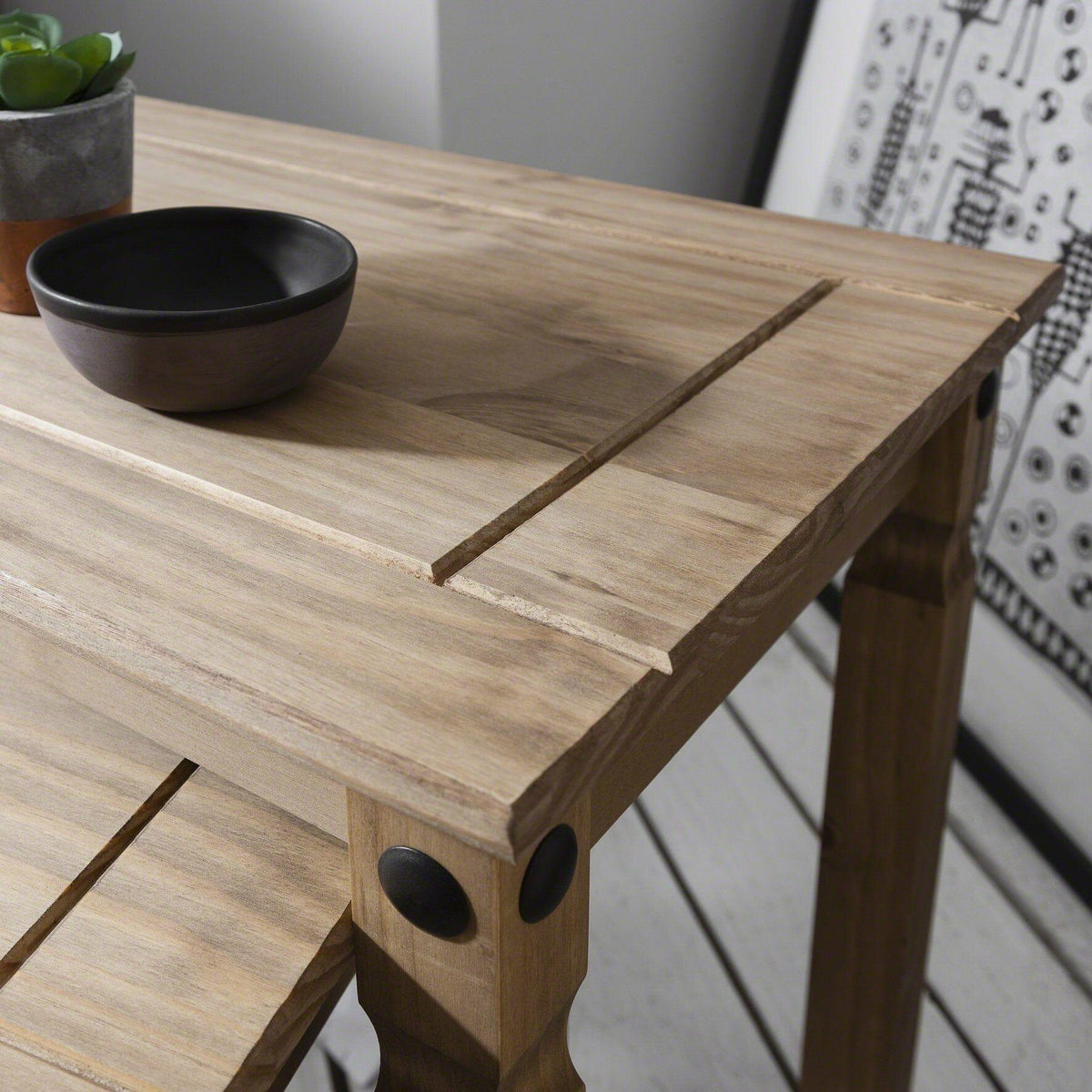 OUTLET - Corona Solid Pine Nest of Tables