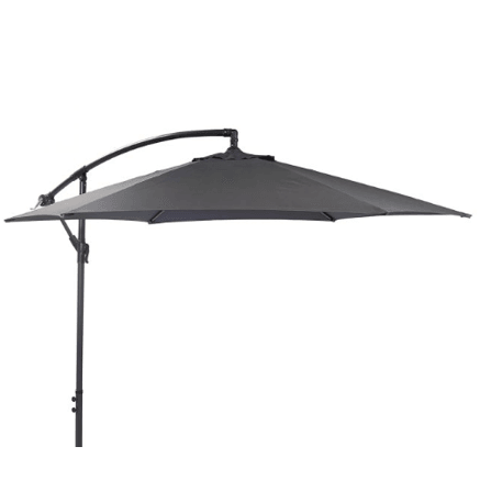 OUTLET - Grey Lean Over Parasol - 2.9m Round