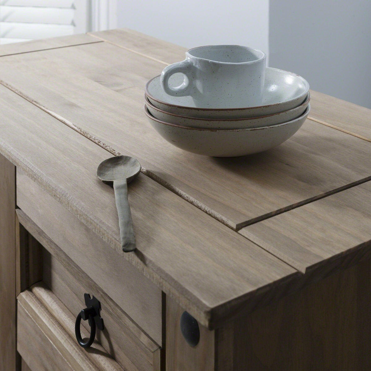 Outlet - Sideboard - Solid Wood - 2 Drawers