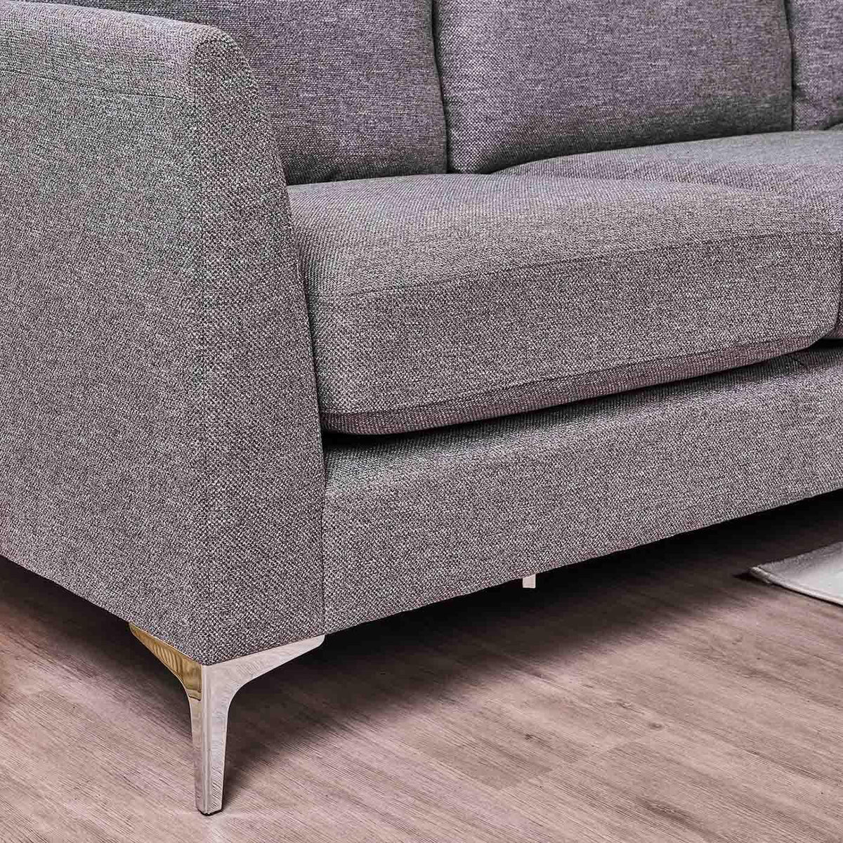 OUTLET - Taylor Chaise Corner Sofa - Charcoal Grey