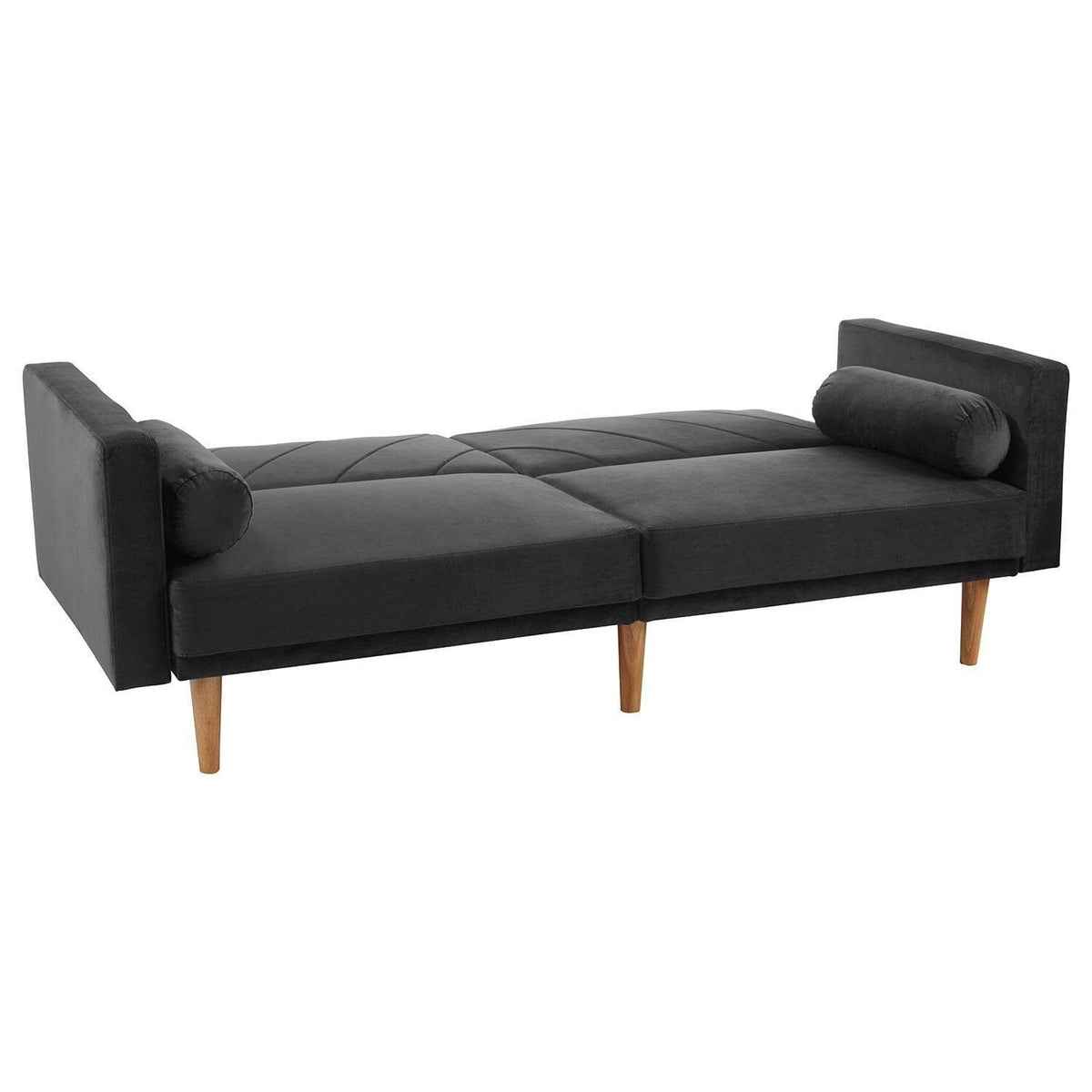 Outlet - Tessa sofa bed - click clack - dark grey velvet