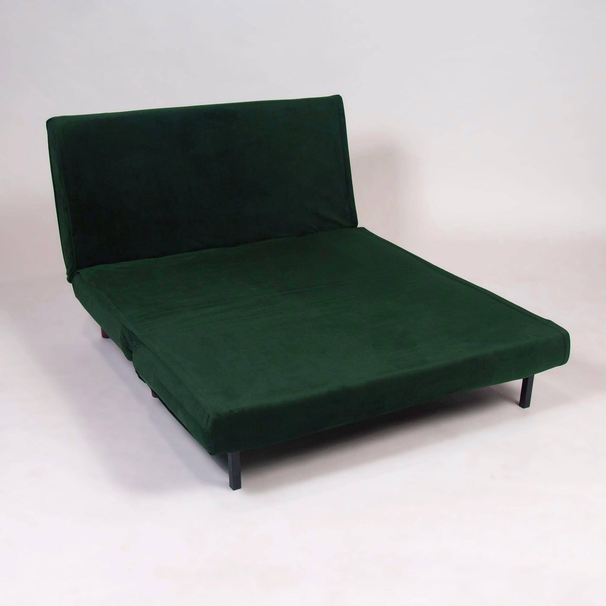 OUTLET - Una 2 Seater Double Sofa Bed - Green Velvet