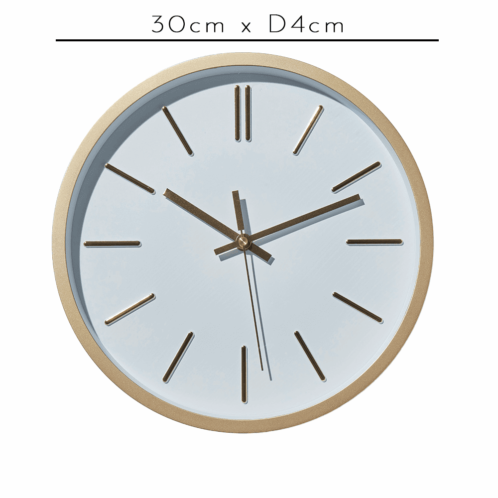 OUTLET - Dalton Small Wall Clock - Gold