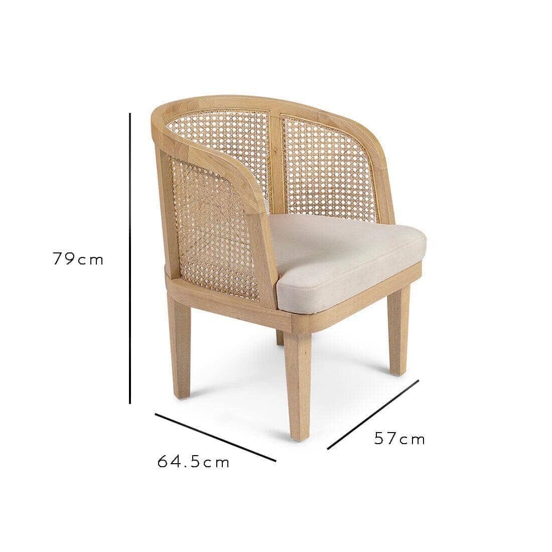 Outlet - Willow Pale Oak Accent Chair