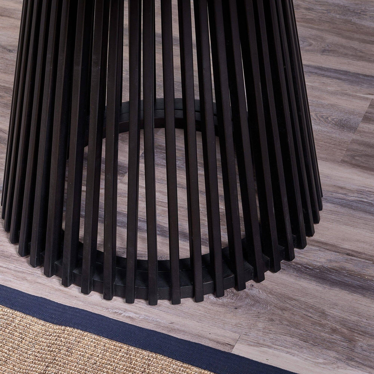 OUTLET - Willow Black Round Dining Table