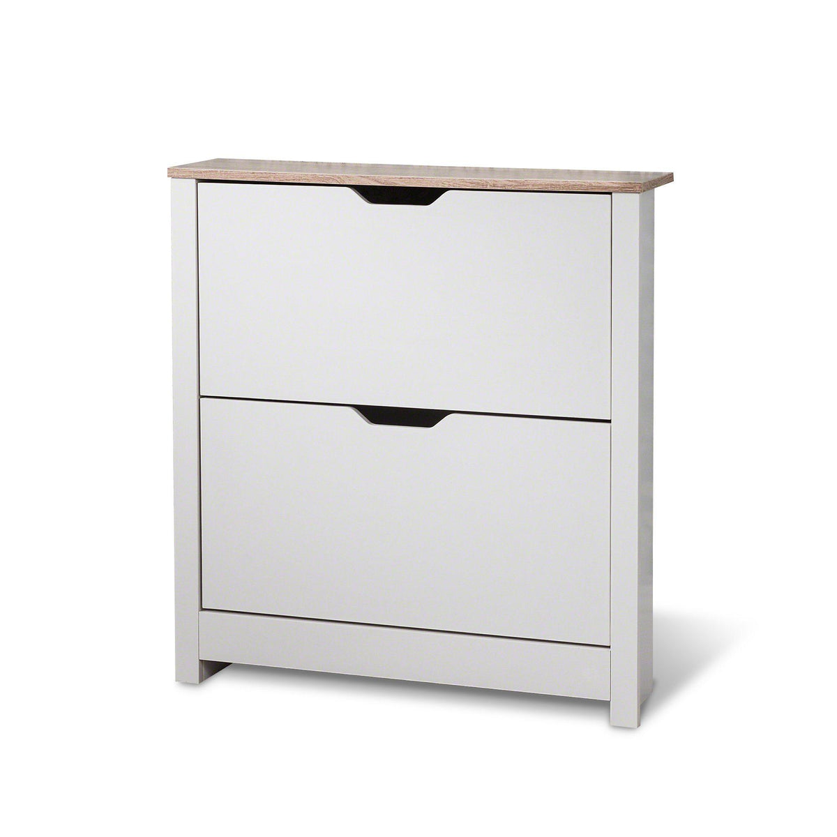 Outlet - Windsor Shoe Cabinet - 2 Door - White