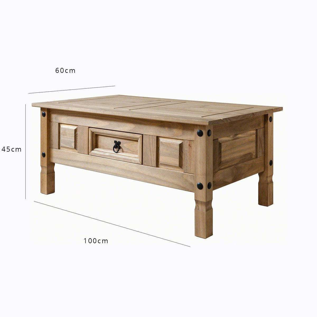 OUTLET - Corona Solid Pine Coffee Table