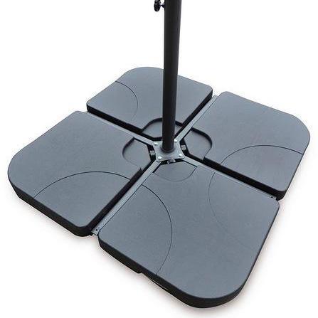 Quartered Base For Lean Over & Cantilever Parasols