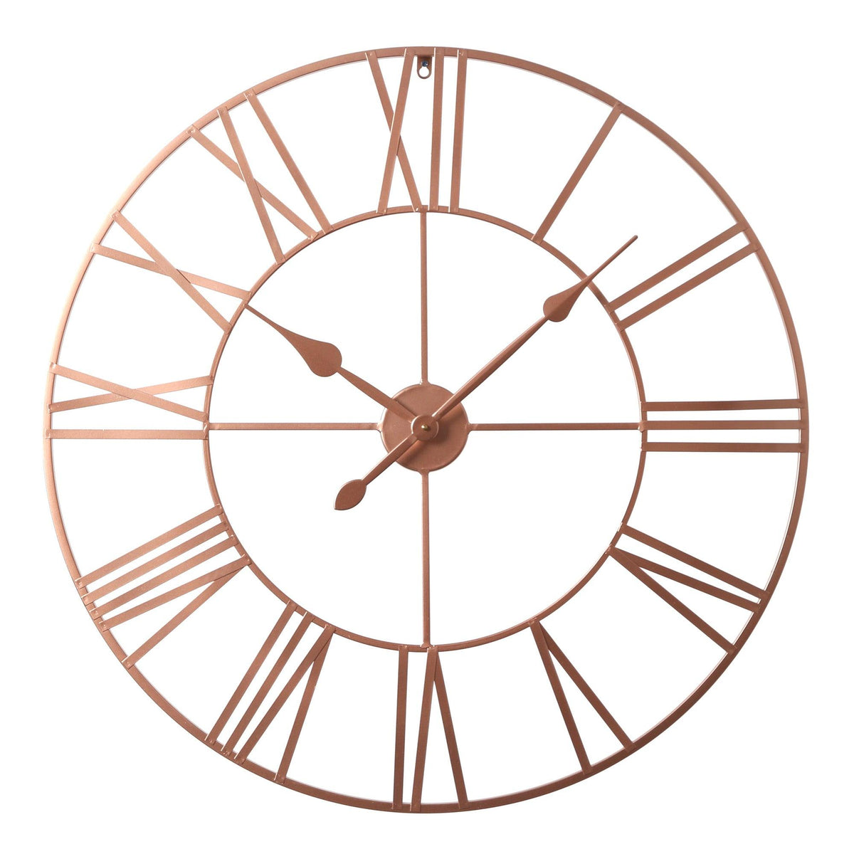 Riseley Skeleton Wall Clock - Copper