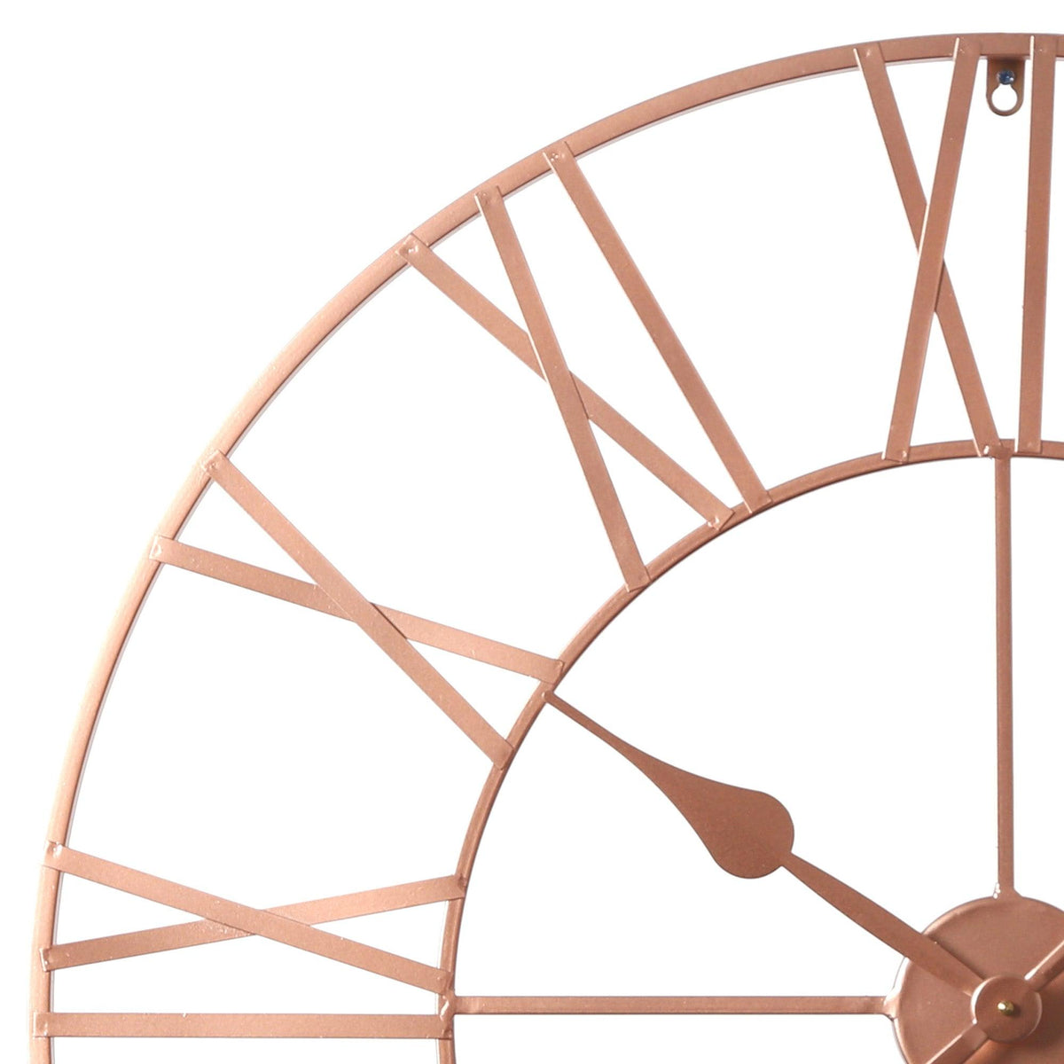 Riseley Skeleton Wall Clock - Copper