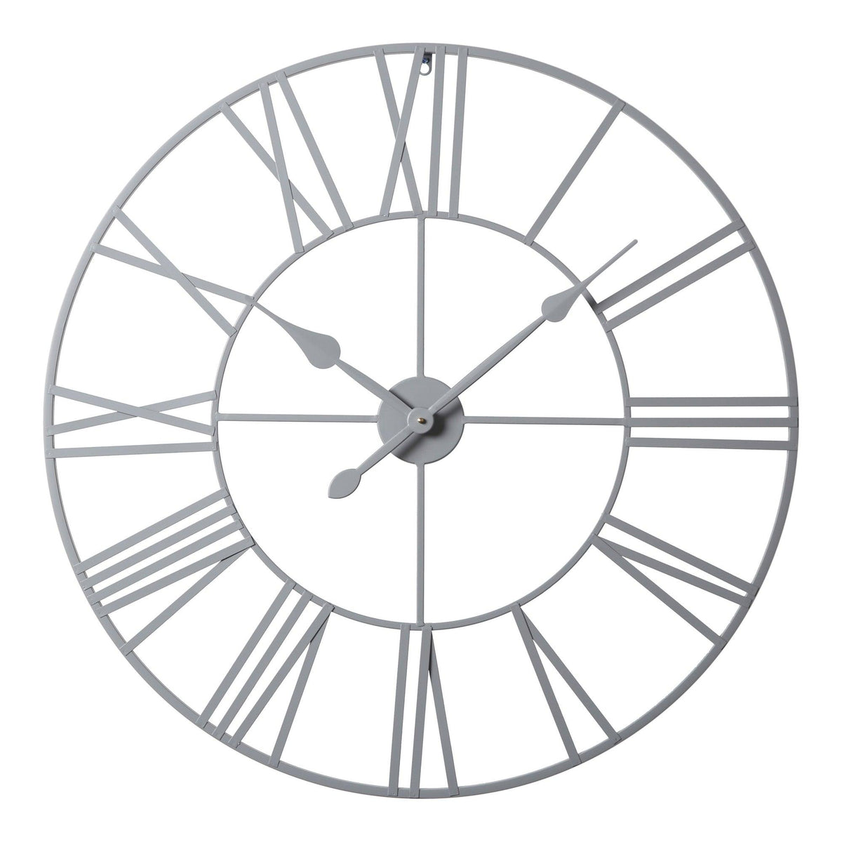Riseley Skeleton Wall Clock - Grey