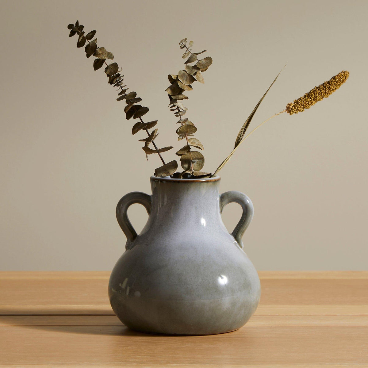 Outlet - Ruthwell 16cm Ceramic Vase - Blue