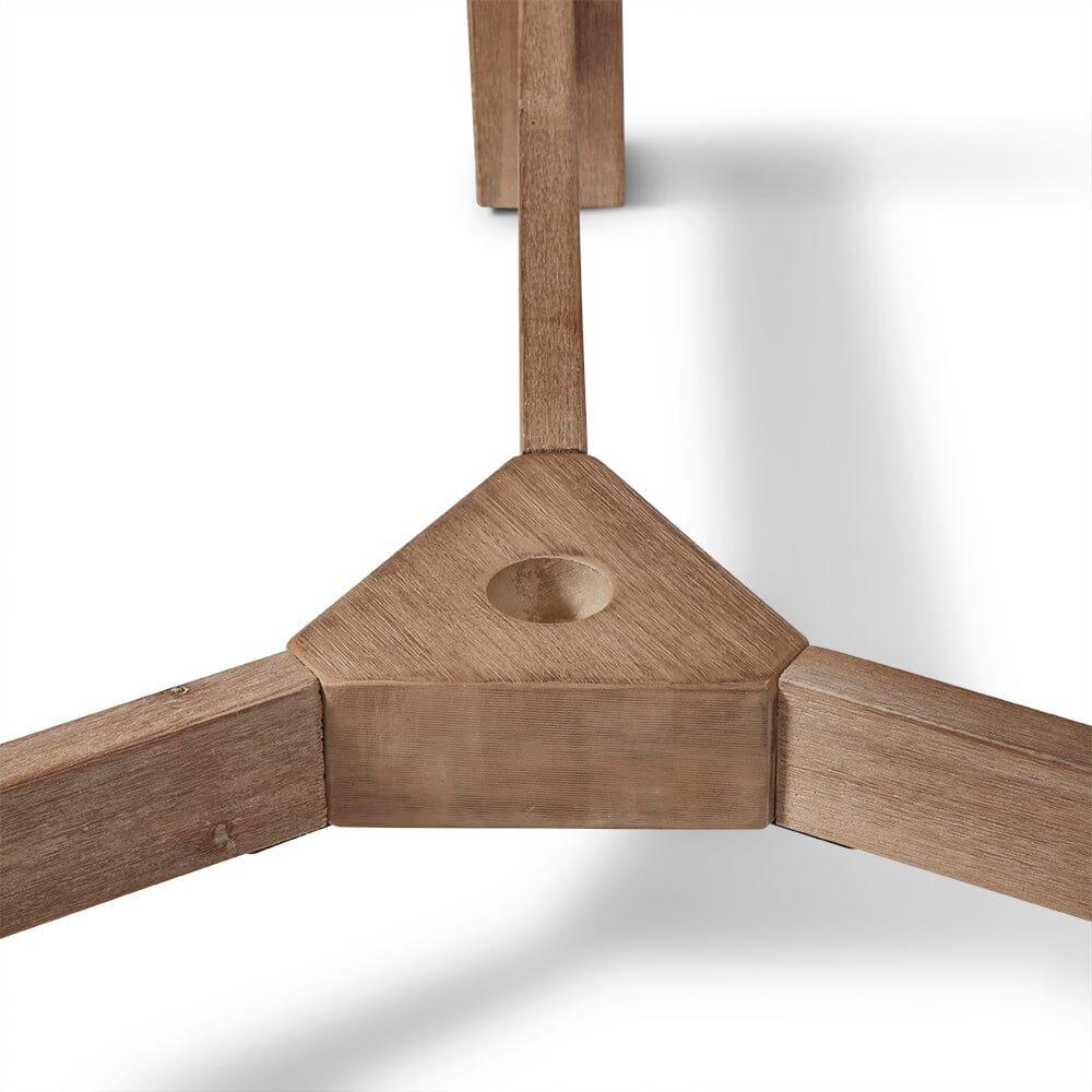 Shiro Wooden Round Garden Dining Table - 160cm