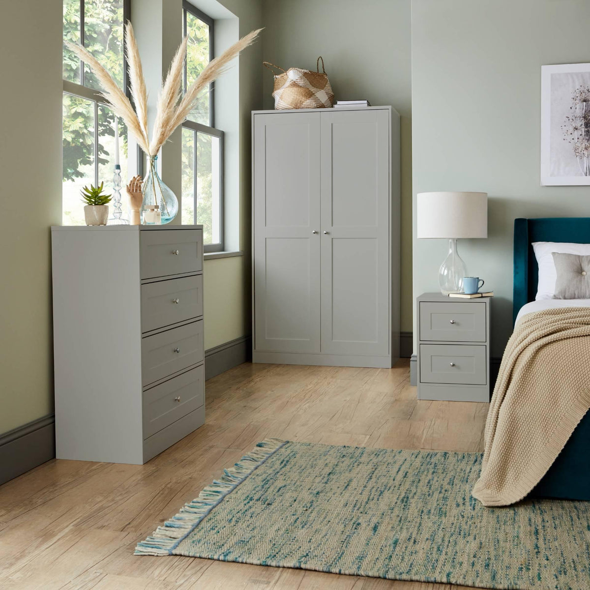 Stevie Chest of Drawers - 4 Drawer Grey