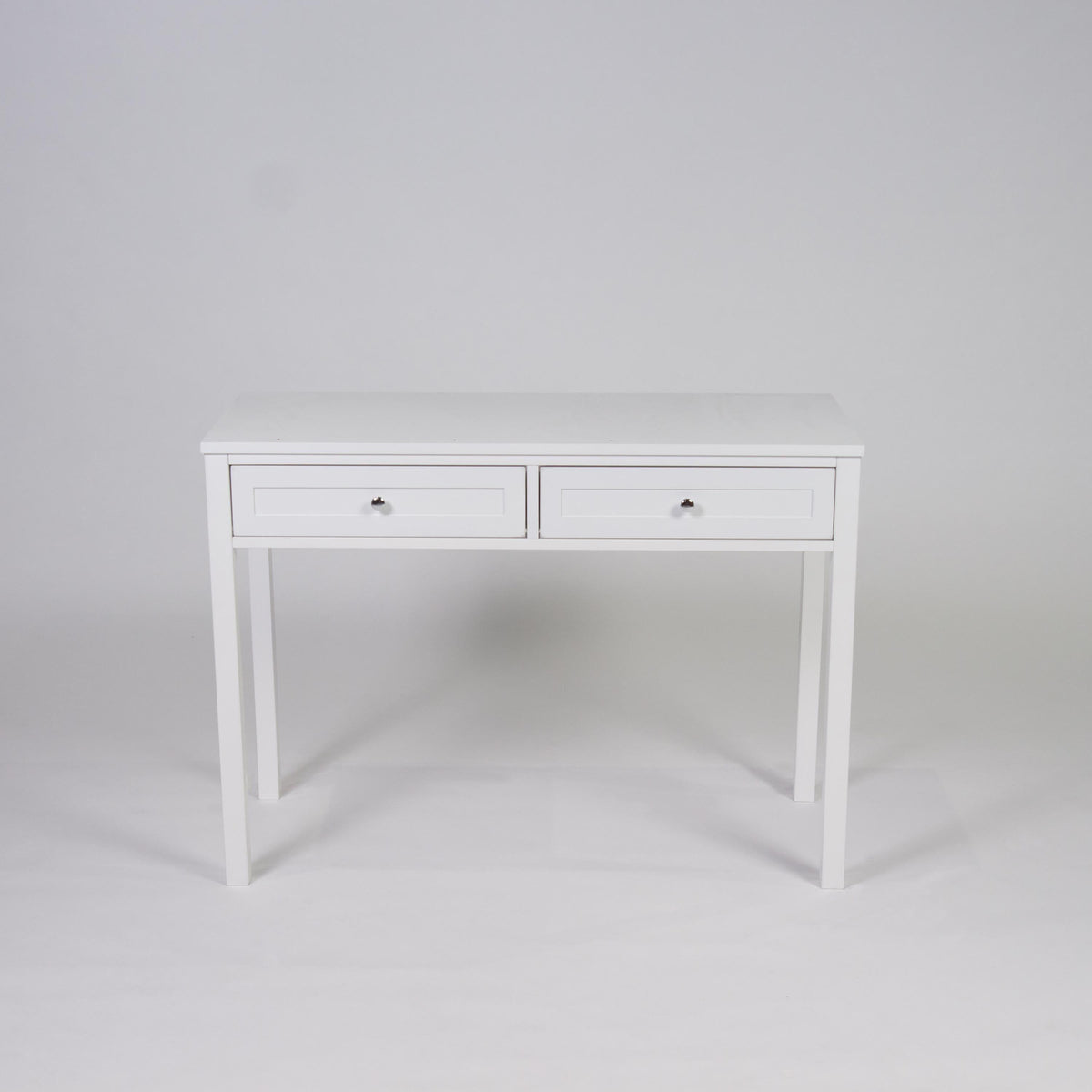 Stevie White Dressing Table with Drawers