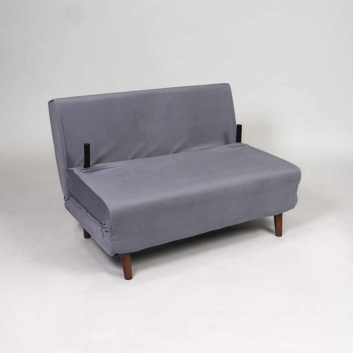 OUTLET - Una 2 Seater Double Sofa Bed - Grey Velvet