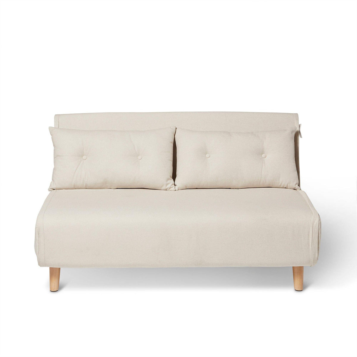 Una 2 Seater Double Sofa Bed - Oatmeal Linen